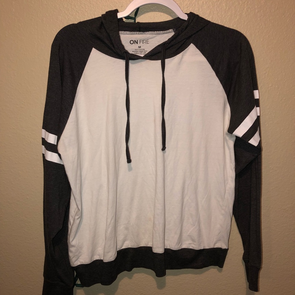 “On Fire” hooded jacket
